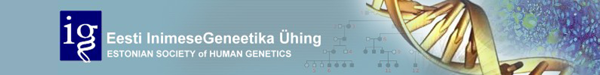 Mari presenting at the annual conference of the Estonian Society of Human Genetics